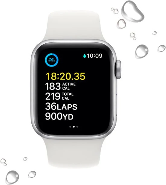 Apple Watch SE 2 40MM Silver (GPS + Cellular) - Image 3
