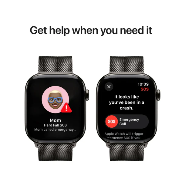 Apple Watch Series 10 42MM (GPS + Cellular) - Slate Titanium - Image 4