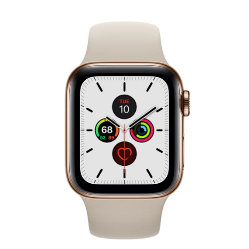 Apple Watch Series 5 40MM (GPS + Cellular) - Gold Stainless Steel - Image 2