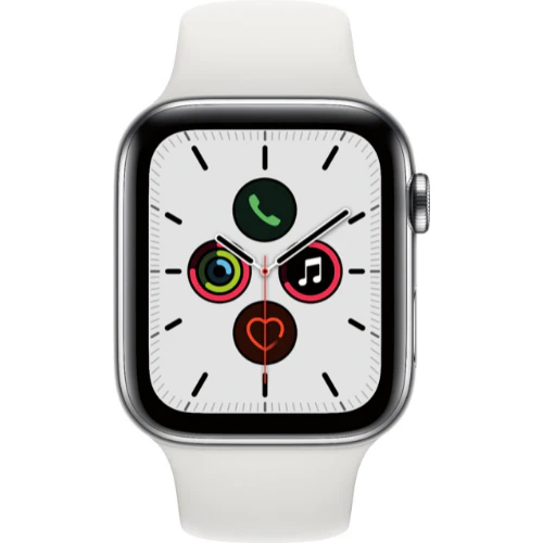Apple Watch Series 5 40MM (GPS + Cellular) - Silver Stainless Steel - Image 2