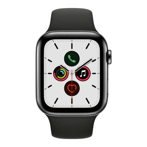 Apple Watch Series 5 40MM (GPS + Cellular) - Space Black Stainless Steel - Image 3