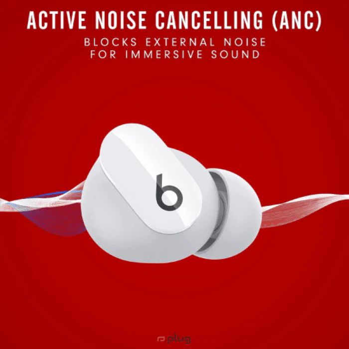 Beats Studio Buds - True Wireless Noise Cancelling Earphones - White (Brand New) - Image 6
