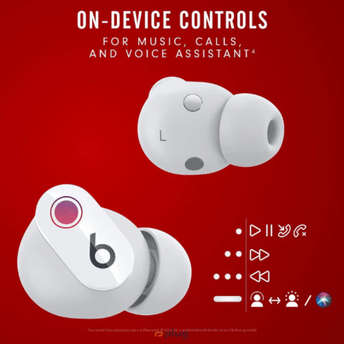 Beats Studio Buds - True Wireless Noise Cancelling Earphones - White (Brand New) - Image 8