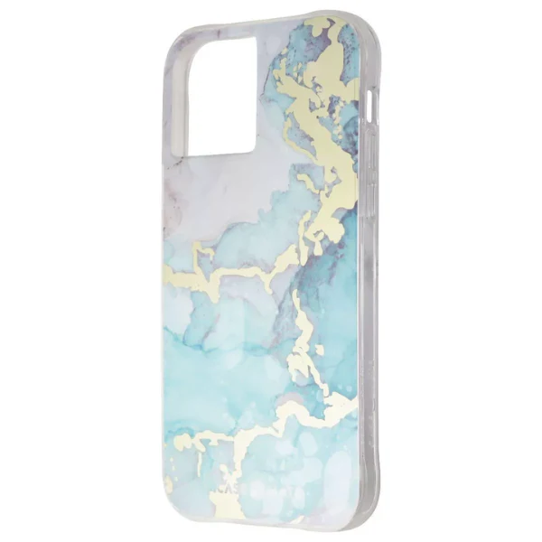 Case-Mate Tough Prints Series Case for iPhone 12 Pro / iPhone 12 - Ocean Marble - Image 2