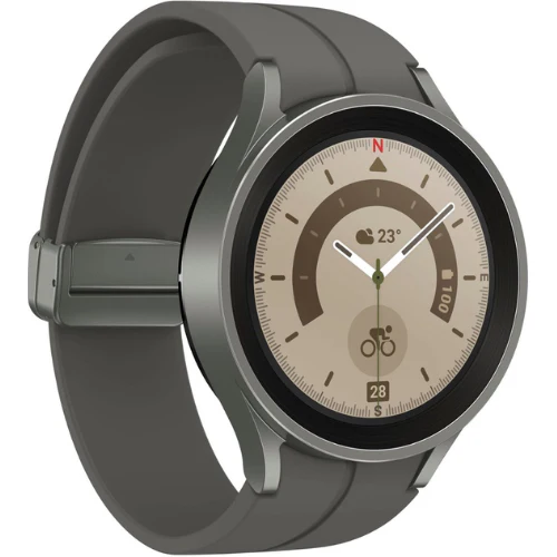 Samsung Galaxy Watch 5 Pro 45MM (GPS + Cellular) - Gray Titanium - Image 2