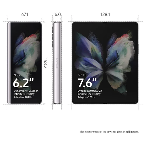 Samsung Galaxy Z Fold 3 256GB 5G - Phantom Silver - Image 5