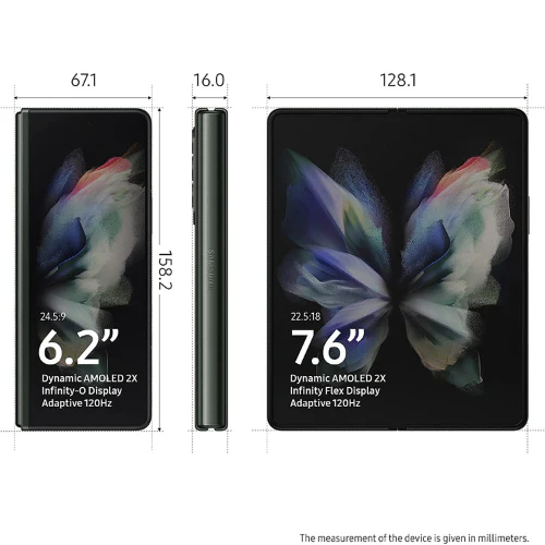 Samsung Galaxy Z Fold 3 256GB 5G - Phantom Green - Image 4