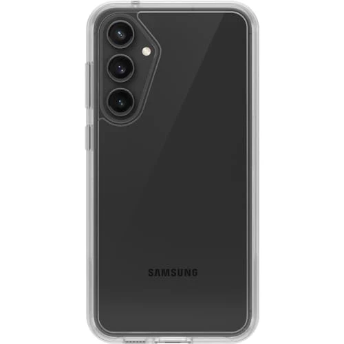 OtterBox Symmetry Fitted Hard Shell Case for Samsung Galaxy S23FE - Clear - Image 3