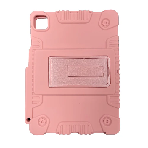 TechPro case for iPad (10.9 Inch, For iPad Air 4 & 5) - Silicone Case with Kickstand - Image 3