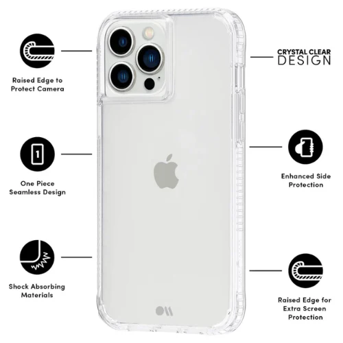 Case-Mate Tough Series Case - Clear - iPhone 13 Pro Max - Image 3