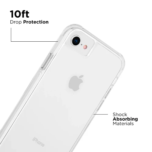 Case-Mate Tough Series Case - Clear - iPhone SE 2022 (3rd Gen) - Image 3