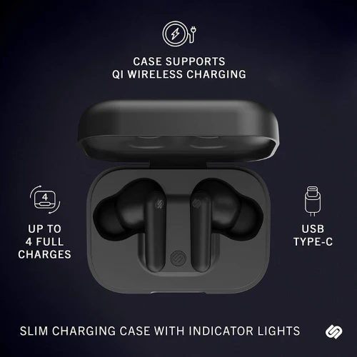 Urbanista London True Wireless Earbuds Headphones with Active Noise Cancelling - Black - Image 4